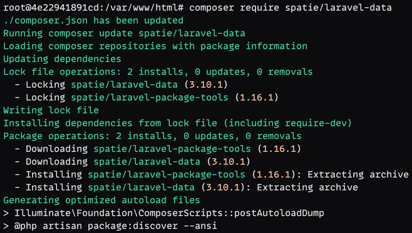 Laravel Data oleh Spatie